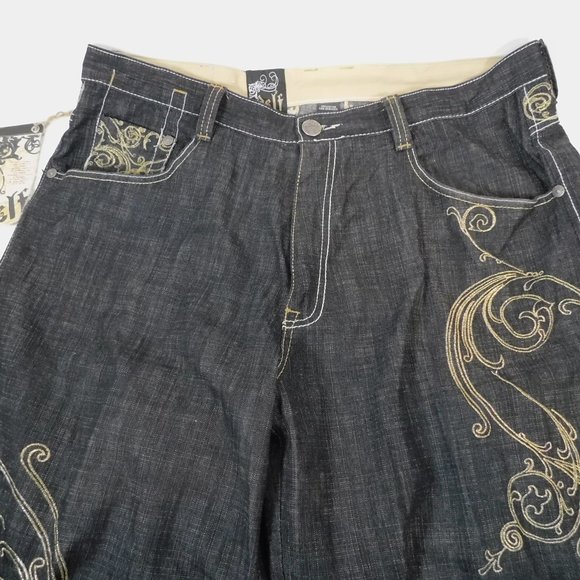 mens denim shorts 40 waist